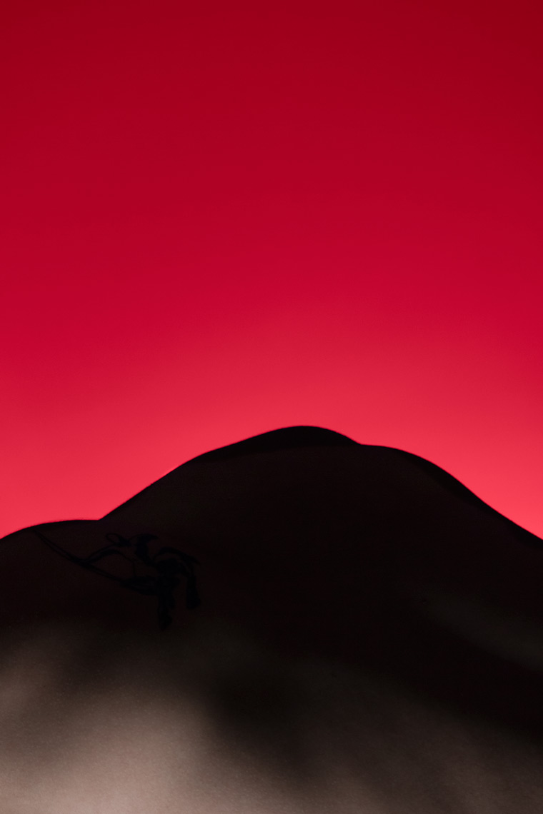 Félix Ossa - Andes - Instalación Fotográfica - Forma abstracta de una montaña
